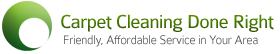 carpet cleaning done right logo